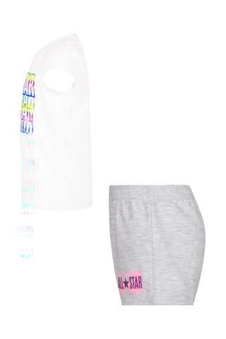 T-shirt et short - Gris et blanc