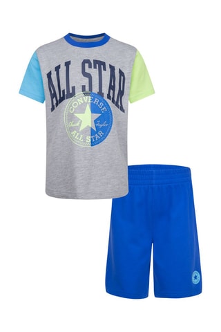 T-shirt et short - Bleu et gris
