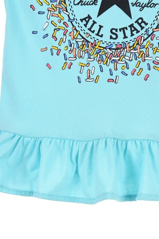 Débardeur et short - Blanc et turquoise