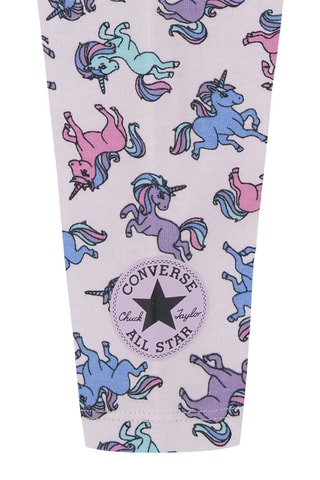 T-shirt et legging - Gris chiné et rose