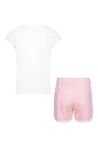 T-shirt et short - Blanc et rose