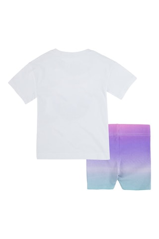 T-shirt et short - Blanc et violet