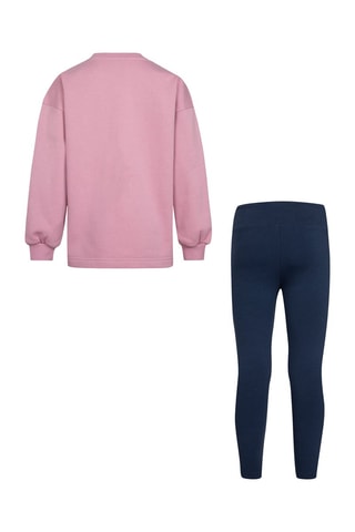 Sweat et legging - Rose et bleu marine