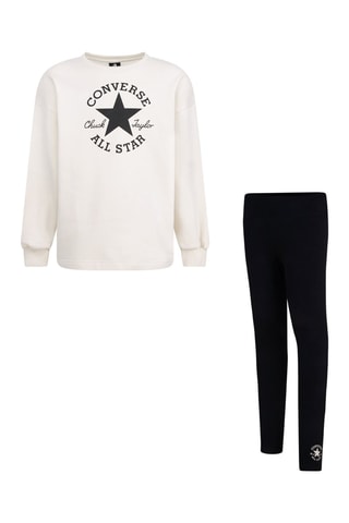 Sweat et legging - Blanc et noir
