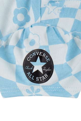 Robe et t-shirt - Bleu et blanc