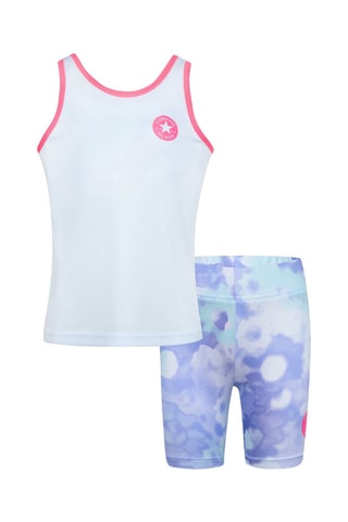 Débardeur et cycliste de sport - Bleu 