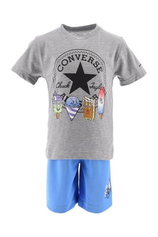 T-shirt et short - Gris et bleu