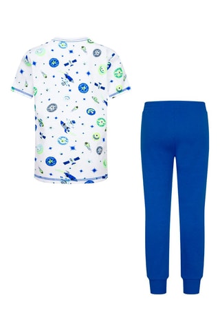 T-shirt et jogging - Bleu et blanc