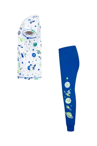 T-shirt et jogging - Bleu et blanc
