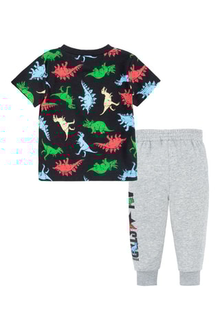 T-shirt et jogging - Noir et gris