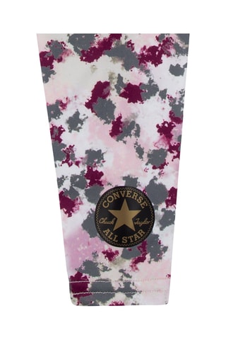 Sweat noué et legging - Ecru et rose
