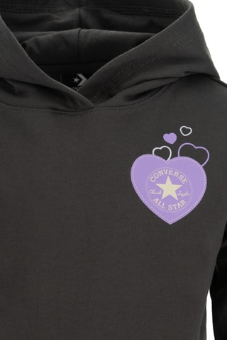 Sweat à capuche et legging - Noir et violet