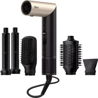 Sèche-cheveux tout-en-1 - 5 embouts - Doré