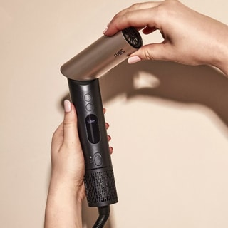 Sèche-cheveux tout-en-1 - 5 embouts - Doré