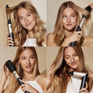 Sèche-cheveux tout-en-1 - 5 embouts - Doré