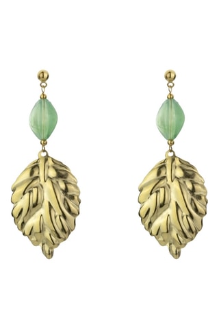 Boucles d'oreilles - Doré et vert - Emily Westwood