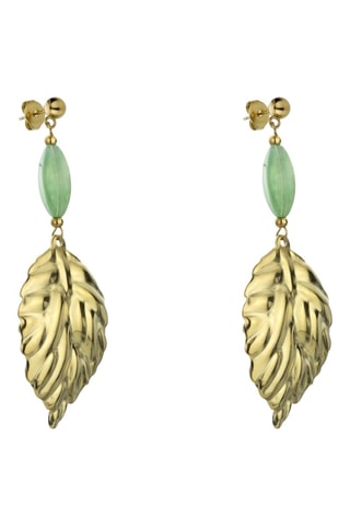 Boucles d'oreilles - Doré et vert - Emily Westwood