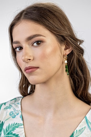 Boucles d'oreilles June - Plaqué or jaune - Emily Westwood