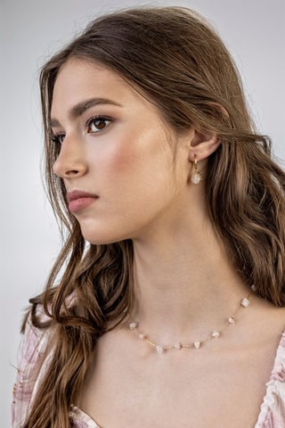 Créoles - Doré et rose - Emily Westwood