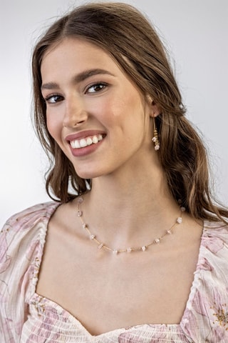 Créoles - Plaqué or et quartz - Emily Westwood