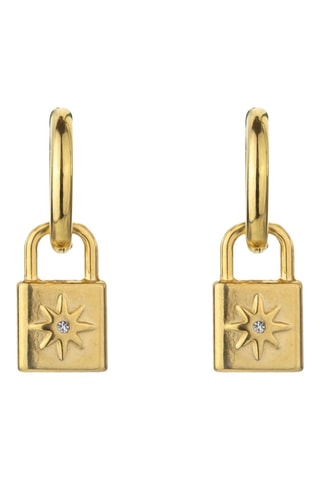 Boucles d'oreilles - Doré et blanc - Marc Malone