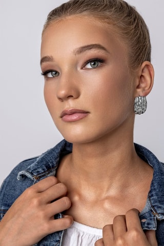 Boucles d'oreilles Cassidy - Argenté - Marc Malone