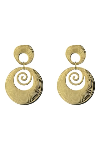 Boucles d'oreilles Raya - Plaqué or jaune - Marc Malone