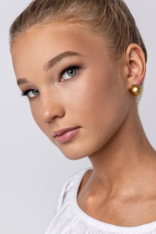 Boucles d'oreilles Carter - Plaqué or jaune - Marc Malone
