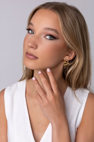 Boucles d'oreilles - Plaqué or jaune - Marc Malone