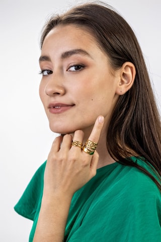 Bague - Doré - Marc Malone
