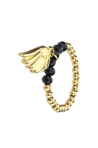 Bague Brianna - Plaqué or jaune - Emily Westwood