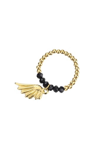 Bague Brianna - Plaqué or jaune - Emily Westwood