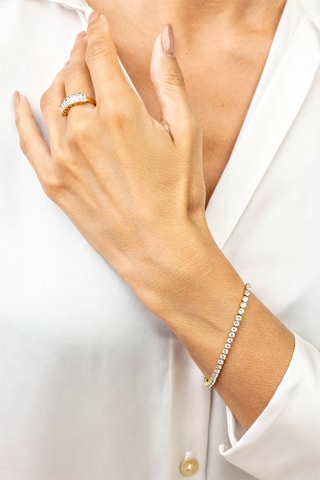 Bague - Doré et blanc - Taille 52 - Marc Malone