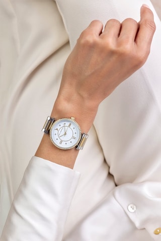 Montre à quartz en acier - Argenté et doré - Emily Westwood
