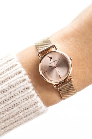 Montre à quartz en acier - Doré rose - Emily Westwood