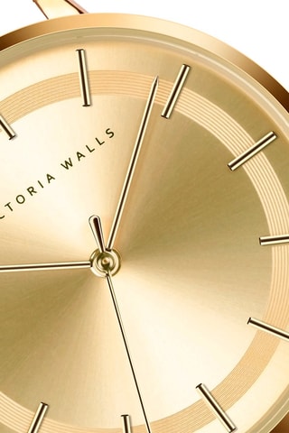 Montre à quartz en acier - Doré - Victoria Walls