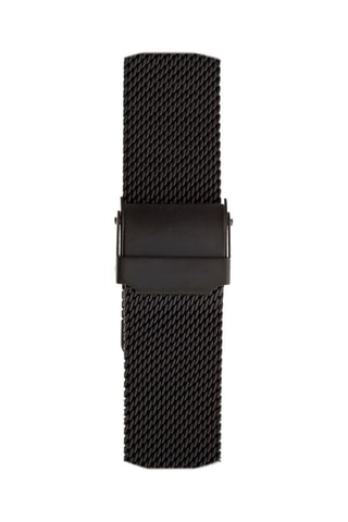 Montre à quartz en acier - Noir et argenté - Emily Westwood