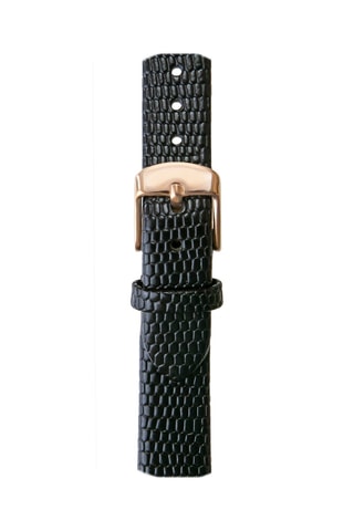 Montre à quartz en cuir - Noir - Emily Westwood