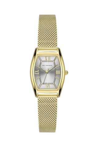 Montre à quartz en acier inoxydable - Doré et gris - Emily Westwood