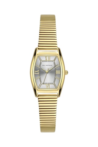 Montre à quartz en acier inoxydable - Doré et gris - Emily Westwood