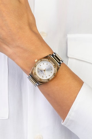 Montre à quartz en acier - Doré et argenté - Frederic Graff