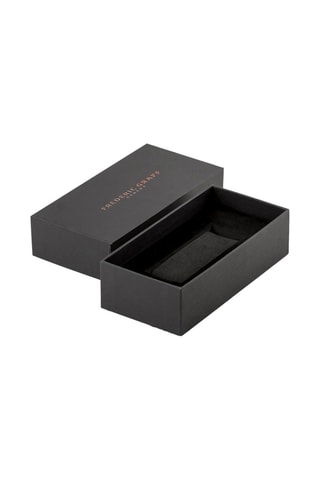 Montre à quartz en cuir - Noir et argenté - Frederic Graff