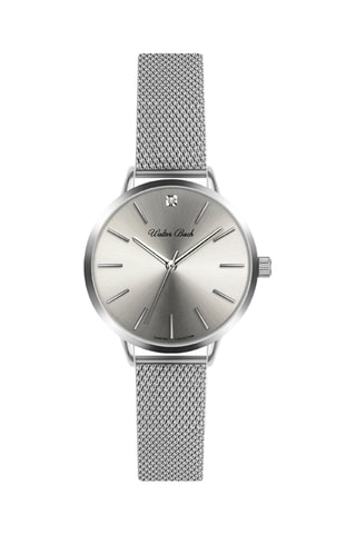 Montre à quartz en acier et diamant - Walter Bach