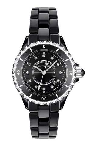 Montre à quartz en céramique - Noir - Walter Bach