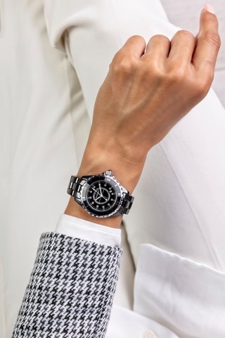 Montre à quartz en céramique - Noir - Walter Bach