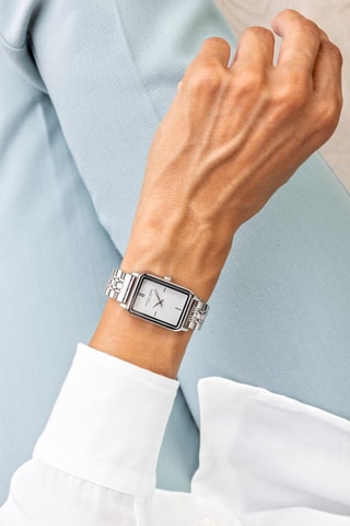 Montre à quartz en acier - Argenté - Frederic Graff