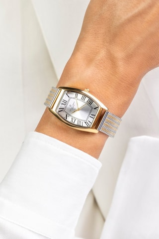 Montre à quartz en acier - Doré et argenté - Frederic Graff