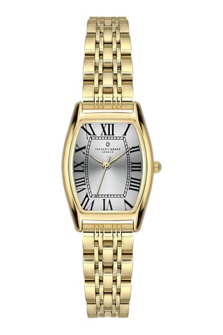 Montre à quartz en acier - Doré et argenté - Frederic Graff
