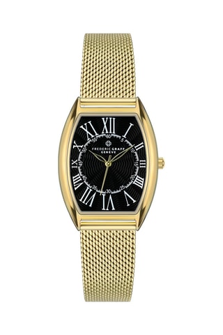 Montre à quartz en acier - Doré - Frederic Graff