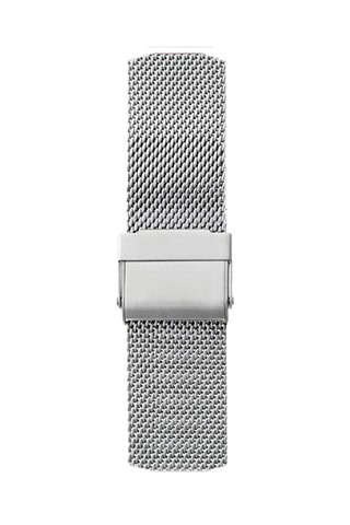 Montre à quartz en acier - Argenté et blanc - Emily Westwood